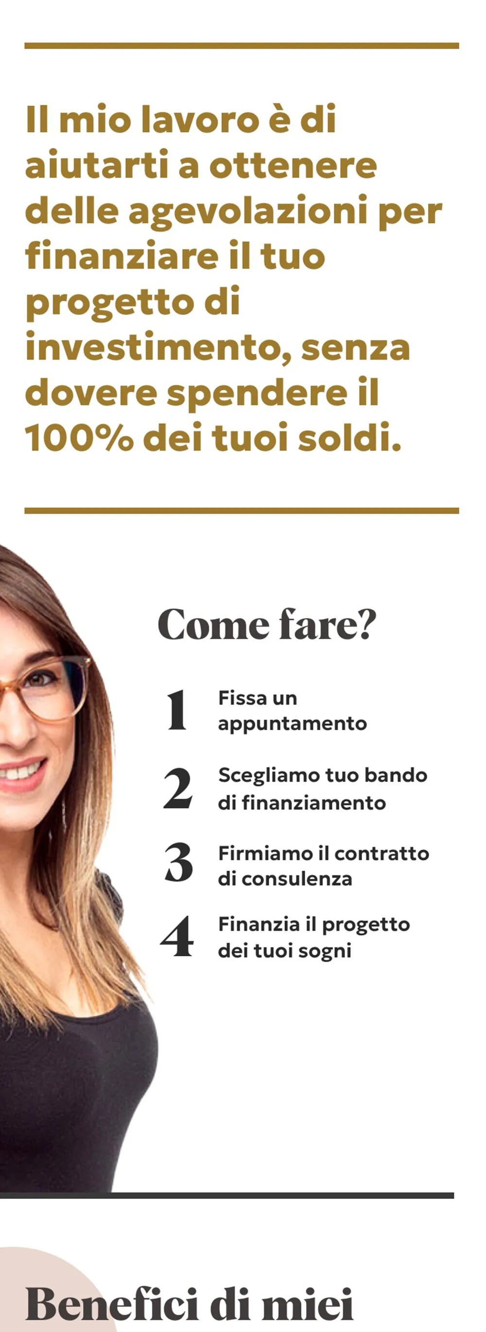 Amalia's website high-fi mobile design.