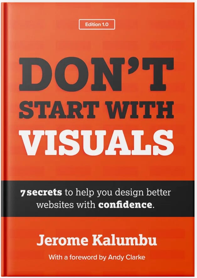 Don't Start With Visuals Book
