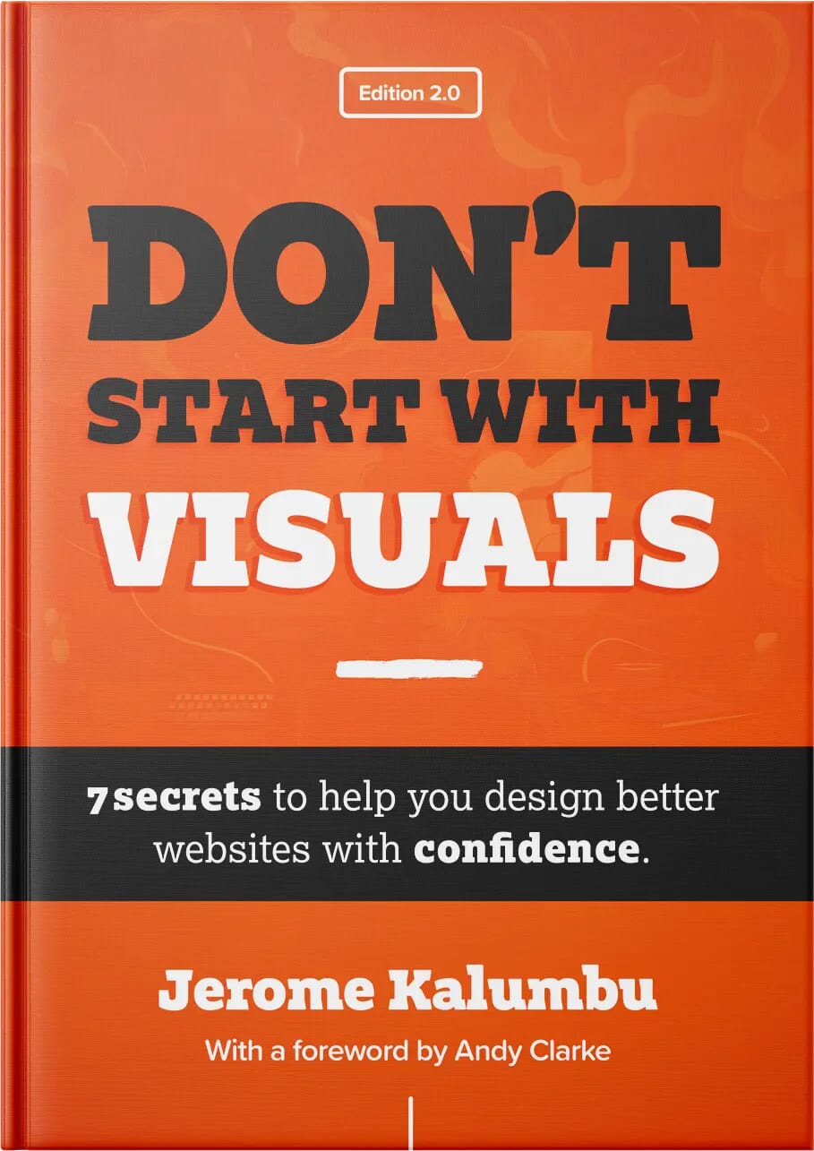 Don't Start With Visuals Book cover