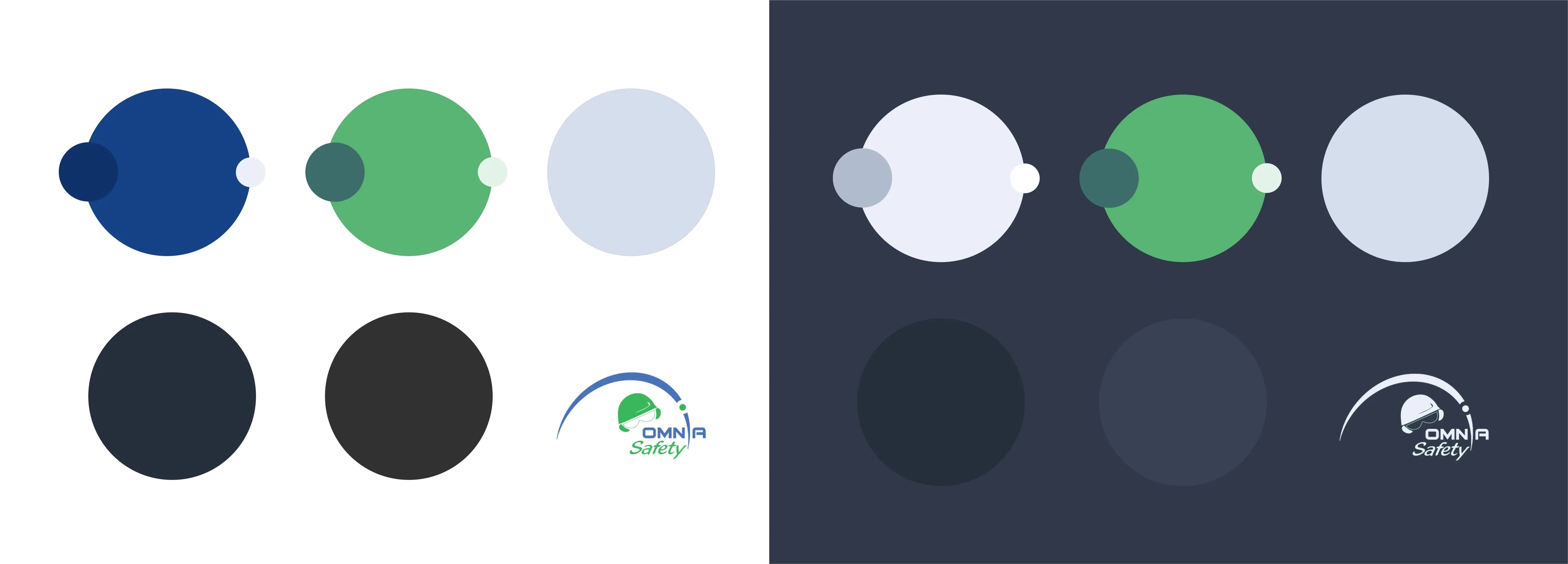 New colour palette applied to light and dark themes.