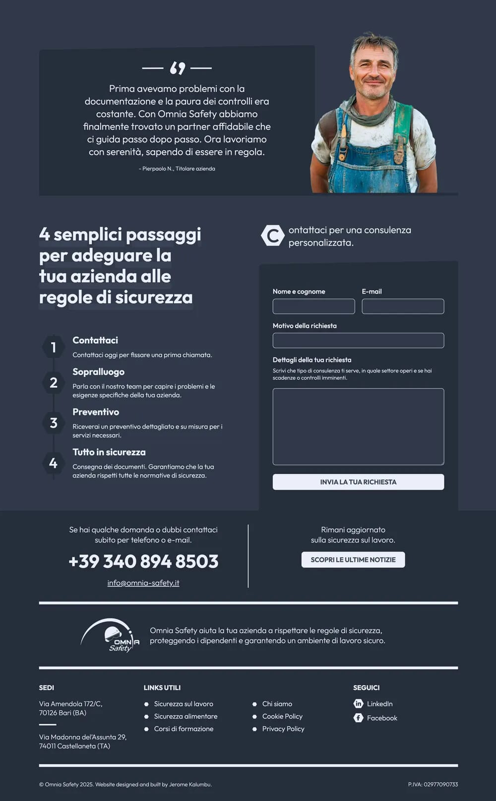 Dark theme interface example.